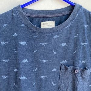 Medium Dinosaur print pocket tee